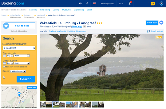 Reserveer vakantiehuis Limburg op Booking.com